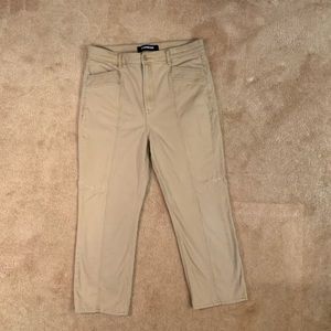 Express super high rise straight pants